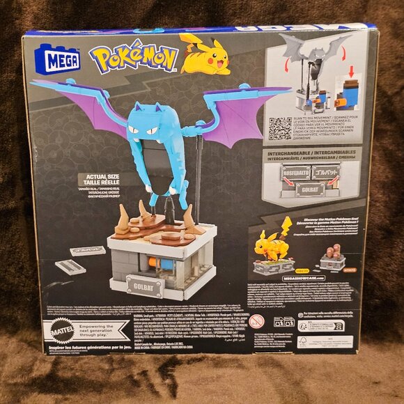 MEGA Pokemon Mini Motion Golbat Building Toy Kit - 313pc - Picture 2 of 4